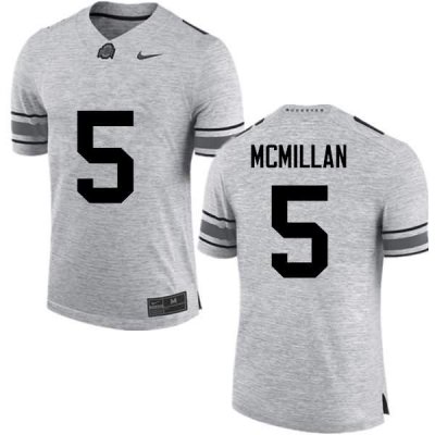 NCAA Ohio State Buckeyes Men's #5 Raekwon McMillan Gray Nike Football College Jersey YKD2045WO